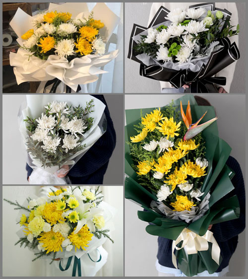 北京丰台区方庄地区紫芳园社区白事花束代送
